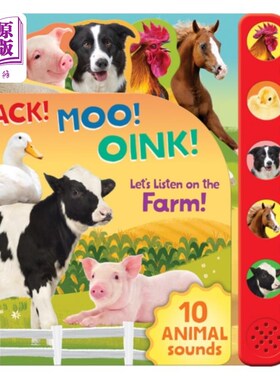 海外直订Quack! Moo! Oink! 嘎嘎!哞!哼!