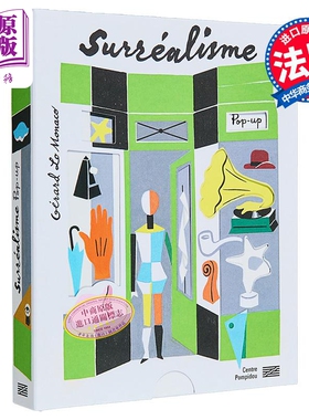 【法文版】超现实主义立体书 法文原版 Surrealisme Pop-up Gerard Lo Monaco 【中商原版】