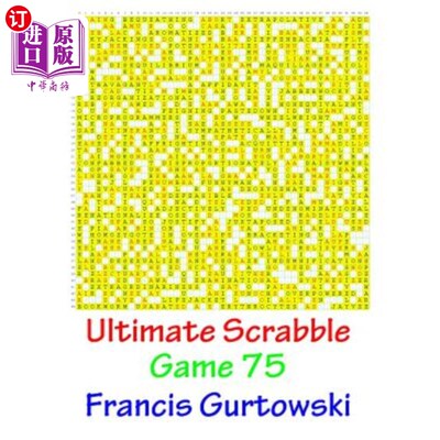 海外直订Ultimate Scrabble Game 75 终极拼字游戏75