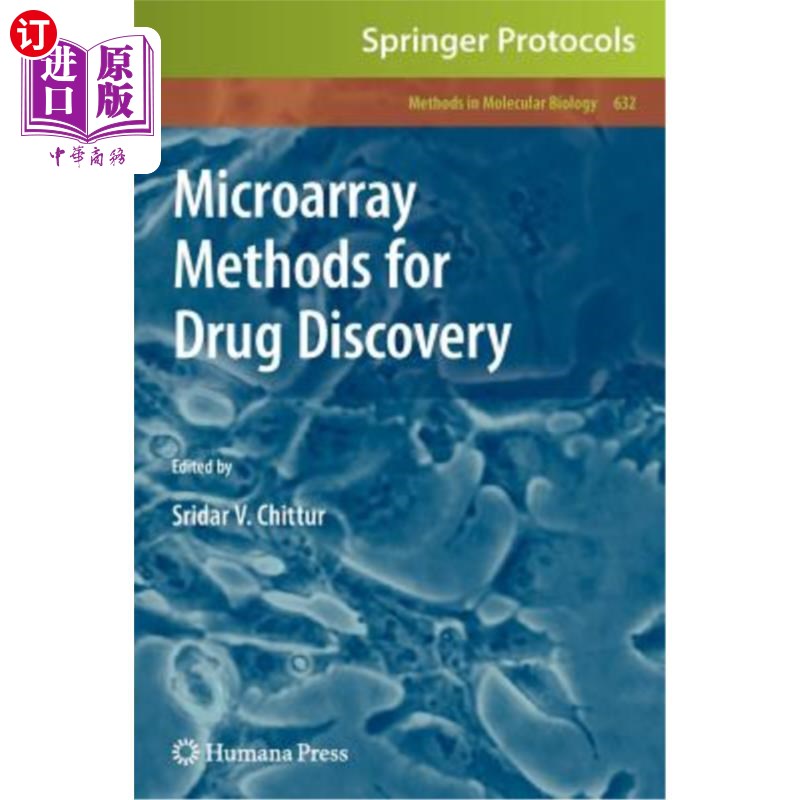海外直订医药图书Microarray Methods for Drug Discovery 药物发现的微阵列方法