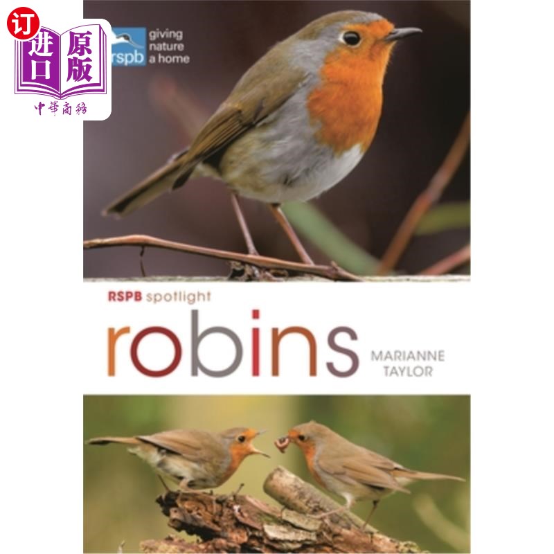 海外直订Rspb Spotlight: Robins Rspb重点报道:知更鸟