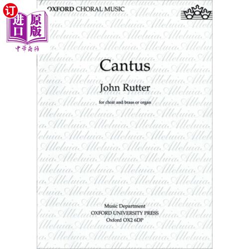 海外直订Cantus Cantus
