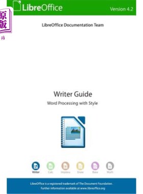 海外直订LibreOffice 4.2 Writer Guide LibreOffice 4.2编剧指南