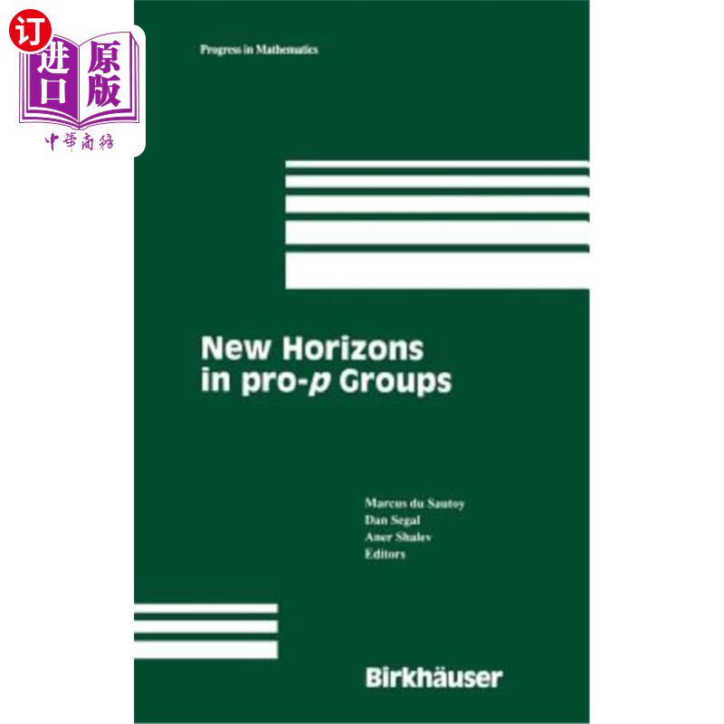 海外直订New Horizons in Pro-P Groups 亲P团体的新视野