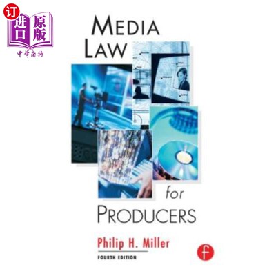 海外直订Media Law for Producers 《制作人员媒体法》