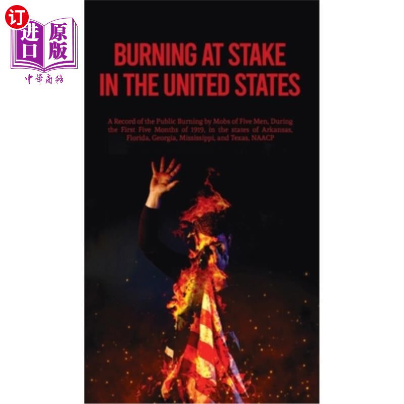 海外直订Burning At Stake In the United States Hardcover 美国精装书的燃烧岌岌可危