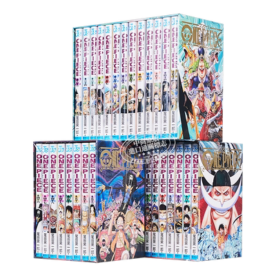 海贼王 第二部漫画套装 BOX4-6水之都篇-顶上战争篇 日文原版 ONE PIECE 4-6BOX【中商原版】