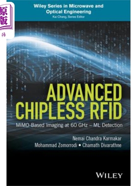 现货 高级无芯片RFID 基于MIMO的60 Ghz  Ml成像检测 Advanced Chipless Rfid Mohammad Zomorrodi 英文原版 中商�