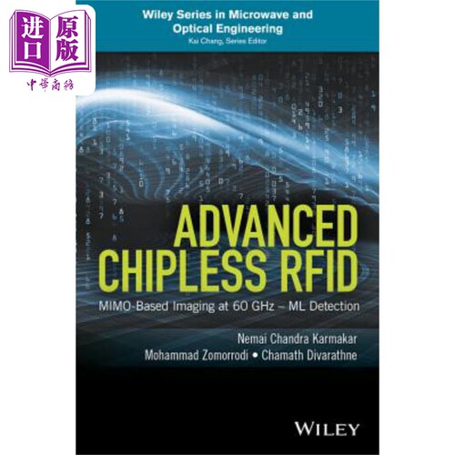 现货 高级无芯片RFID 基于MIMO的60 Ghz  Ml成像检测 Advanced Chipless Rfid Mohammad Zomorrodi 英文原版 中商�