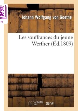 海外直订法语 Les Souffrances Du Jeune Werther 年轻维特的痛苦