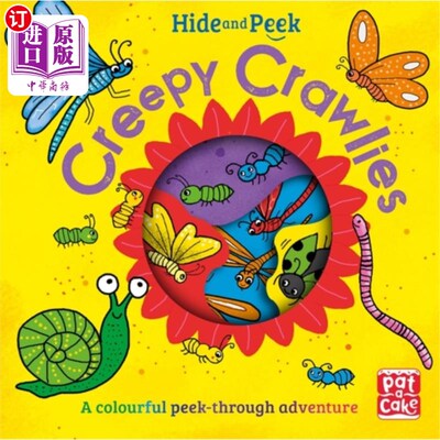 海外直订Hide and Peek: Creepy Crawlies 隐藏和偷看:令人毛骨悚然的小爬虫