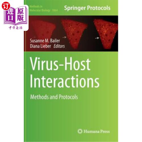 海外直订医药图书Virus-Host Interactions: Methods and Protocols 病毒-主机交互：方法和协议