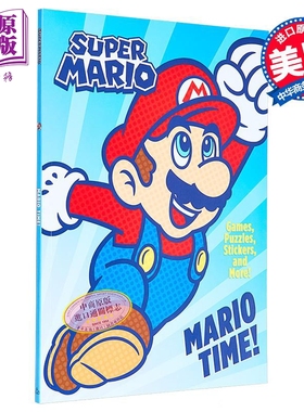 超级马里奥 马里奥时间 任天堂 英文原版 Super Mario Mario Time  Courtney Carbone Random House【中商原版】