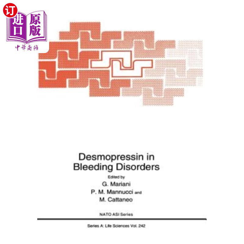海外直订医药图书Desmopressin in Bleeding Disorders 出血性疾病中的去氨加压素