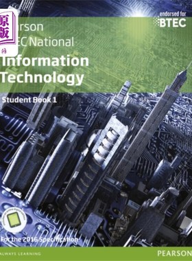 海外直订BTEC Nationals Information Technology Student Bo... BTEC国民信息技术学生书+ Activebook