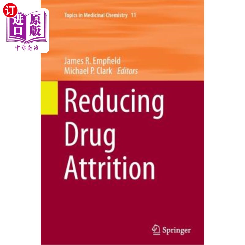 海外直订Reducing Drug Attrition 减少药物消耗