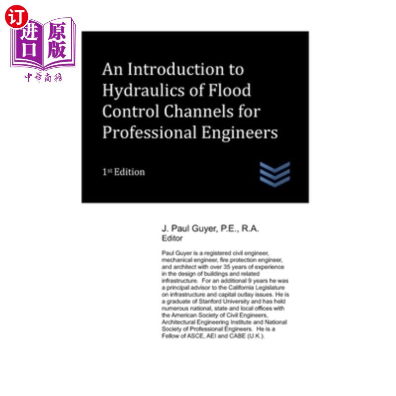 海外直订An Introduction to Hydraulics of Flood Control Channels for Professional Enginee 专业工程师防洪渠道水力学导