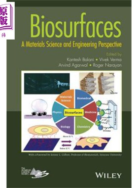 现货 生物表面技术 材料科学与工程透视 Biosurfaces 英文原版 Kantesh Balani 中商原版
