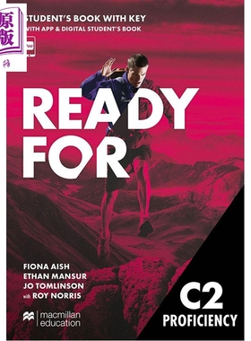 剑桥CPE考试备考学生用书含答案配电子书和App Ready for C2 Proficiency Students Book with Key and App 【中商原版】