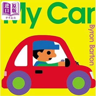 Car 中商原版 儿童绘本 Barton 故事图画书 车 我 交通工具 Byron 英文原版 早教认知 进口图书