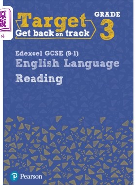海外直订 目标三年级阅读爱德思GCSE(9-1)英语语言练习册 外语 语言学习Target Grade 3 Reading Edexcel GCSE (9-1) Englis...