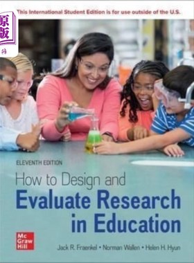 海外直订How to Design and Evaluate Research in Education... 如何设计和评估教育研究