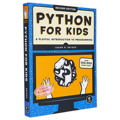 预售 少儿编程 Python for Kids 第2版 一个有趣的编程介绍 英文原版 儿童编程 A Playful Introduction to Programming 极少儿Pyt