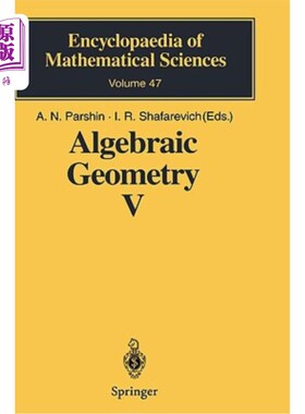 海外直订医药图书Algebraic Geometry V: Fano Varieties 代数几何V:Fano变种