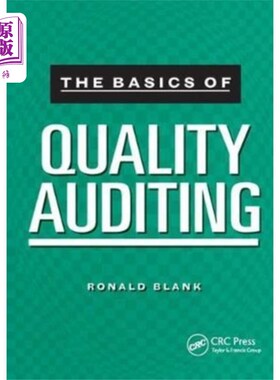 海外直订Basics of Quality Auditing 质量审计基础