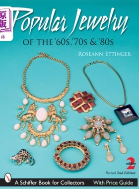 海外直订Pular Jewelry of the '60s, '70s and '80s 六七十年代和八十年代的流行珠宝