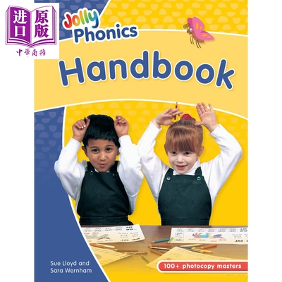 Jolly Phonics Handbook 快乐自然拼读教学手册 英文原版进口图书 小学一年级英语学习 阅读写作练习活动【中商原版】