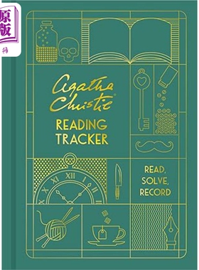 阿加莎 克里斯蒂阅读追踪器 阅读 解答 记录 Agatha Christie Reading Tracker 英文原版 Scott Cain【中商原版】