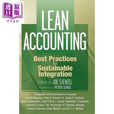 现货 薄利会计学 综合实践 Lean Accounting 英文原版 Joseph Stenzel 中商原版