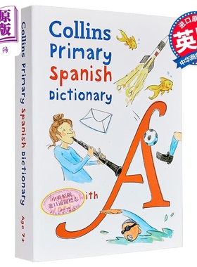 Collins Primary Spanish Dictionary 柯林斯小学第一本西班牙语词典 西文英文双语原版 图解字词典工具书【中商原版】