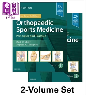 中商原版 and Drez Medicine Miller 英文原版 Orthopaedic Elsevi Miller骨科运动医学 DeLee Sports 第5版