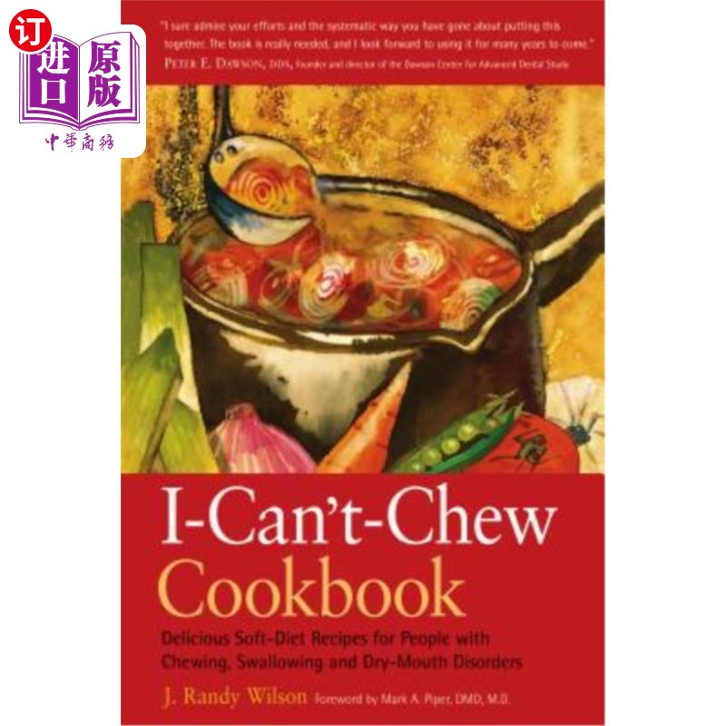 海外直订医药图书The I-Can't-Chew Cookbook: Delicious Soft Diet Recipes for People with Chewing,  I-Can-