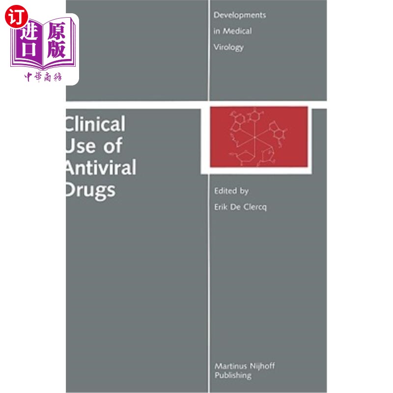 海外直订医药图书Clinical Use of Antiviral Drugs 抗病毒药物的临床应用