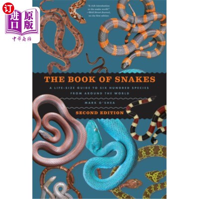 海外直订The Book of Snakes: A Life-Size Guide to Six Hundred Species from Around the Wor 《蛇之书：世界各地600种蛇