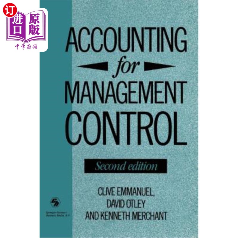 海外直订Accounting for Management Control 管理控制会计