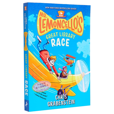 现货 莱蒙切洛先生的伟大图书馆赛跑 Mr Lemoncello s Great Library Race 英文原版 Chris Grabenstein 流行小说【中商原版】
