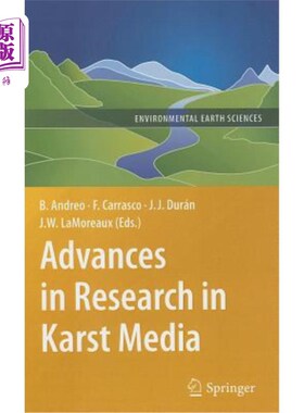 海外直订Advances in Research in Karst Media 岩溶介质研究进展
