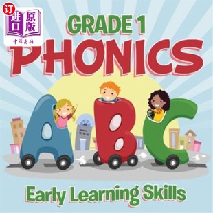 海外直订Grade 1 Phonics: Early Learning Skills (Phonics Books) 一年级语音:早期学习技能(语音书籍)