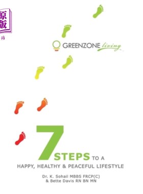 海外直订医药图书Greenzone Living - 7 steps to a Happy, Healthy and Peaceful Lifestyle 绿色地带生活-快乐，健康，和平