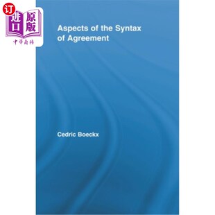 海外直订Aspects of the Syntax of Agreement 协议语法的几个方面