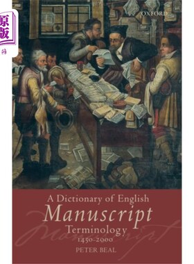 海外直订Dictionary of English Manuscript Terminology 英语手稿术语词典