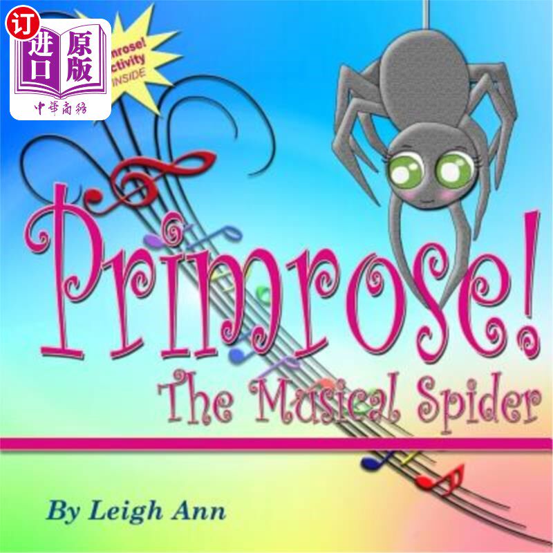 海外直订Primrose the Musical Spider 音乐蜘蛛樱草花