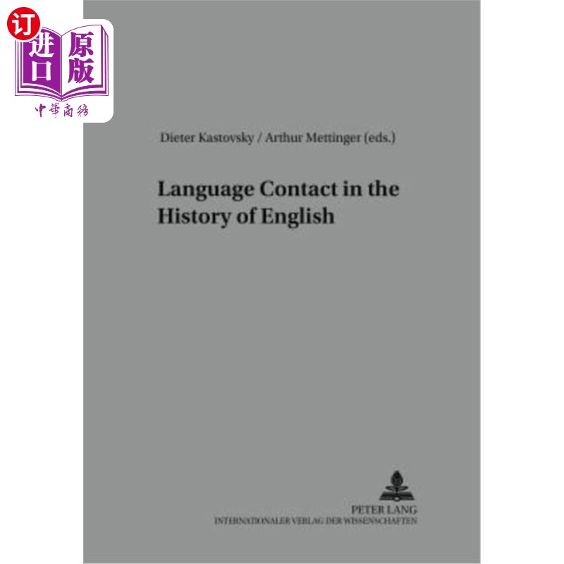 海外直订Language Contact in the History of English: 2 nd, revised edition 论英语历史上的语言接触第二,修订版