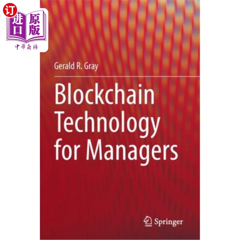 海外直订Blockchain Technology for Managers 区块链经理技术