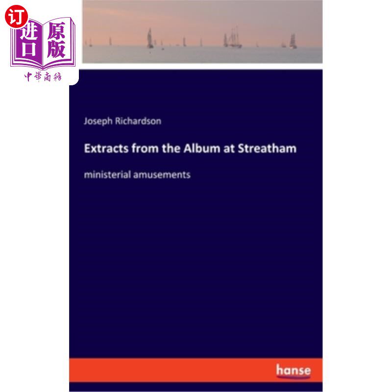 海外直订Extracts from the Album at Streatham Streatham专辑摘录
