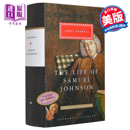 约翰生传 Everymans Library Classics The Life of Samuel Johnson 英文原版 James Boswell 詹姆斯 鲍斯威尔【中商原版】